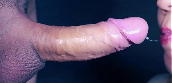  Huge cumshot  -closeup blowjob